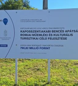 Szentjakabi Bencés Apátság Romkert