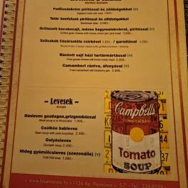 Szilvakék Paradicsom Budapest - Étlap/itallap