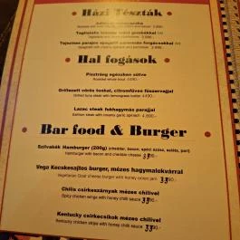 Szilvakék Paradicsom Budapest - Étlap/itallap