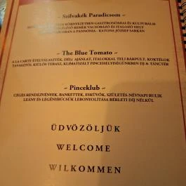 Szilvakék Paradicsom Budapest - Étlap/itallap