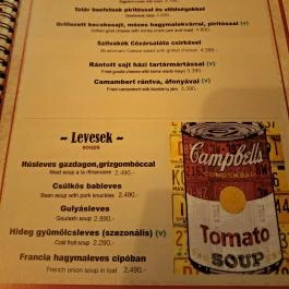 Szilvakék Paradicsom Budapest - Étlap/itallap