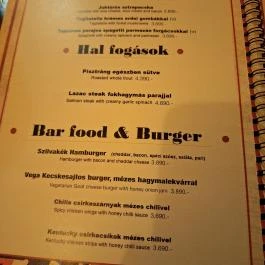 Szilvakék Paradicsom Budapest - Étlap/itallap