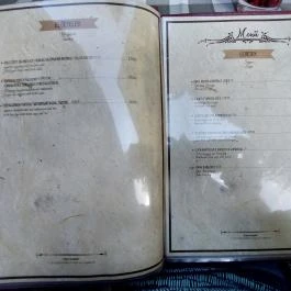 Szúnyogszigeti Halászcsárda Pákozd - Étlap/itallap