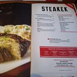 Ribster American Bar & Grill - WestEnd, Budapest - Étlap/itallap