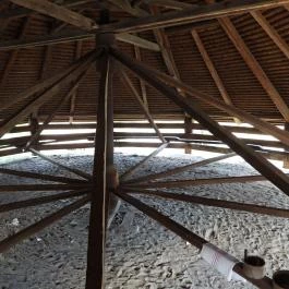 Tarpai szárazmalom Tarpa - Belső