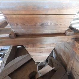 Tarpai szárazmalom Tarpa - Belső