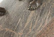 Teiresziász szobor - látássérült & kutyája Budapest