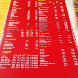 Tereza, Budapest - Étlap/itallap