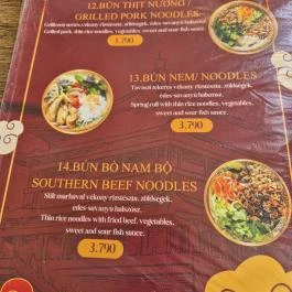 Tét Vietnamese Restaurant Budapest - Étlap/itallap