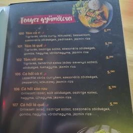 The Phams Budapest - Étlap/itallap