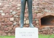 Tinódi Lantos Sebestyén szobra Szigetvár