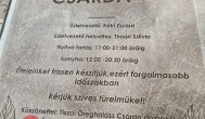 Tiszai Öreghalász Csárda Tiszadada - Étlap/itallap