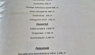 Tiszai Öreghalász Csárda Tiszadada - Étlap/itallap