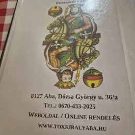 Tök Király Étterem és Pizzéria, Aba - Egyéb