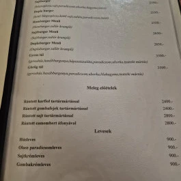 Tök Király Étterem és Pizzéria, Aba - Étlap/itallap