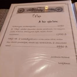 Tökjó Pizzéria Ôrbottyán - Étlap/itallap