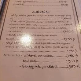 Tökjó Pizzéria Ôrbottyán - Étlap/itallap