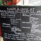 Törő Papa Pecsenyézője Budapest - Étlap/itallap