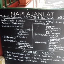 Törő Papa Pecsenyézője Budapest - Étlap/itallap