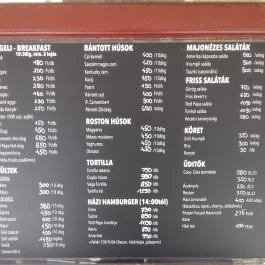 Törő Papa Pecsenyézője Budapest - Étlap/itallap