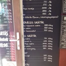 Törő Papa Pecsenyézője Budapest - Étlap/itallap