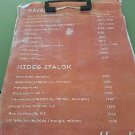 Tranzit by Flow Budapest - Étlap/itallap