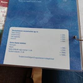 Trattoria da Matteo Szekszárd - Étlap/itallap