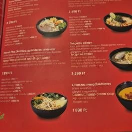 Tsuru Sushi - Árkád, Budapest - Étlap/itallap
