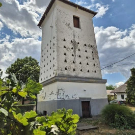 Tubus torony, Tiszadob - Külső kép