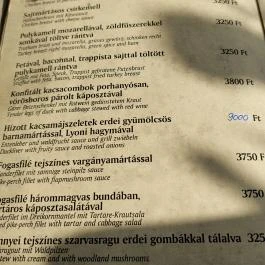 Turul Ételbár , Enying - Étlap/itallap