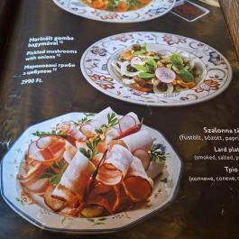 Ukrán Udvar Budapest - Étlap/itallap