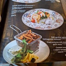 Ukrán Udvar Budapest - Étlap/itallap