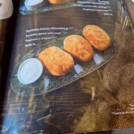 Ukrán Udvar Budapest - Étlap/itallap