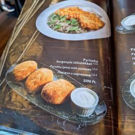 Ukrán Udvar Budapest - Étlap/itallap