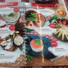 Ukrán Udvar Étterem Budapest - Étlap/itallap