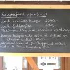 Urak Asztala Vendéglő Tahitótfalu - Étlap/itallap