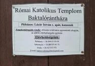 Urunk mennybemenetele templom Baktalórántháza