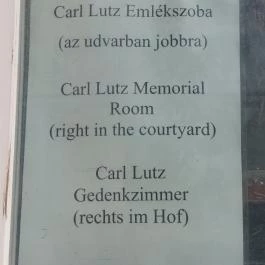 Üvegház Carl Lutz Emlékszoba Budapest - Egyéb