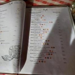 Vadásztanya Vendéglő Kéthely - Étlap/itallap