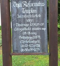 Vajai református templom