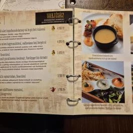 Vakvarjú Csónakház Budapest - Étlap/itallap