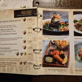 Vakvarjú Csónakház Budapest - Étlap/itallap