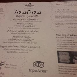 Vakvarjú Vendéglő - Buda Budapest - Egyéb