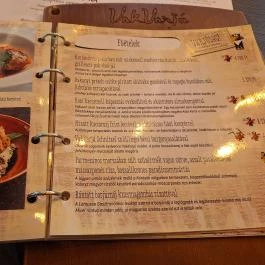 Vakvarjú Vendéglő - Buda Budapest - Étlap/itallap