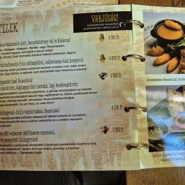Vakvarjú Vendéglő - Buda, Budapest - Étlap/itallap