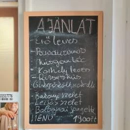 Vali Néni Kifőzdéje Verőce - Étlap/itallap