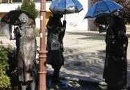 Várakozók szobra Siófok Siófok