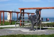 Varga Imre szobra Siófok