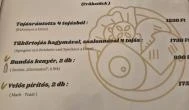 Várvölgy Vendéglő Csesznek - Étlap/itallap