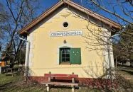 Vasúti emlékhely - volt őrház Csempeszkopács